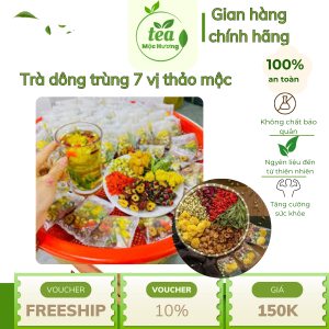 Trà Đông trùng 7 vị thảo mộc