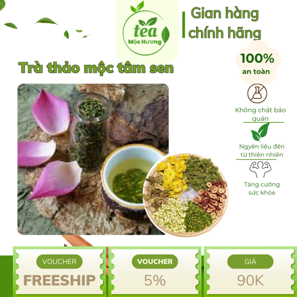 Trà thảo mộc tâm sen