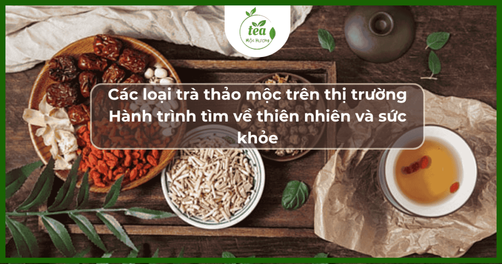 Các loại trà thảo mộc trên thị trường: Hành trình tìm về thiên nhiên và sức khỏe