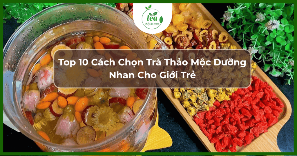 Top10 cách chọn trà dưỡng nhan cho giới trẻ