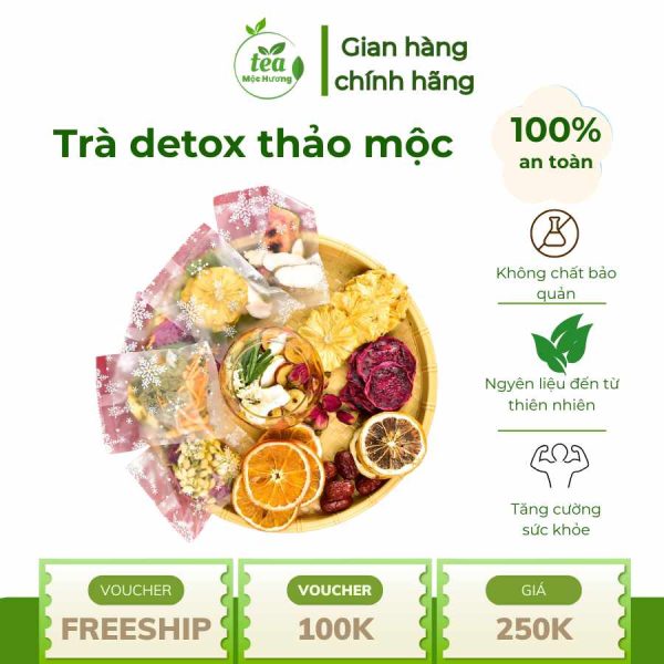 Trà detox thảo mộc