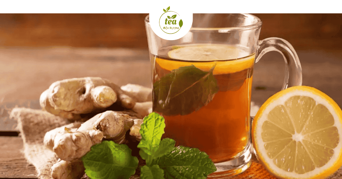 trà thảo mộc gừng