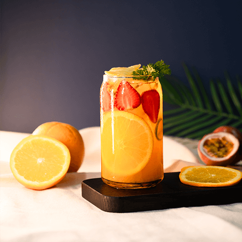 Trà trái cây nhiệt đới để được bảo lâu